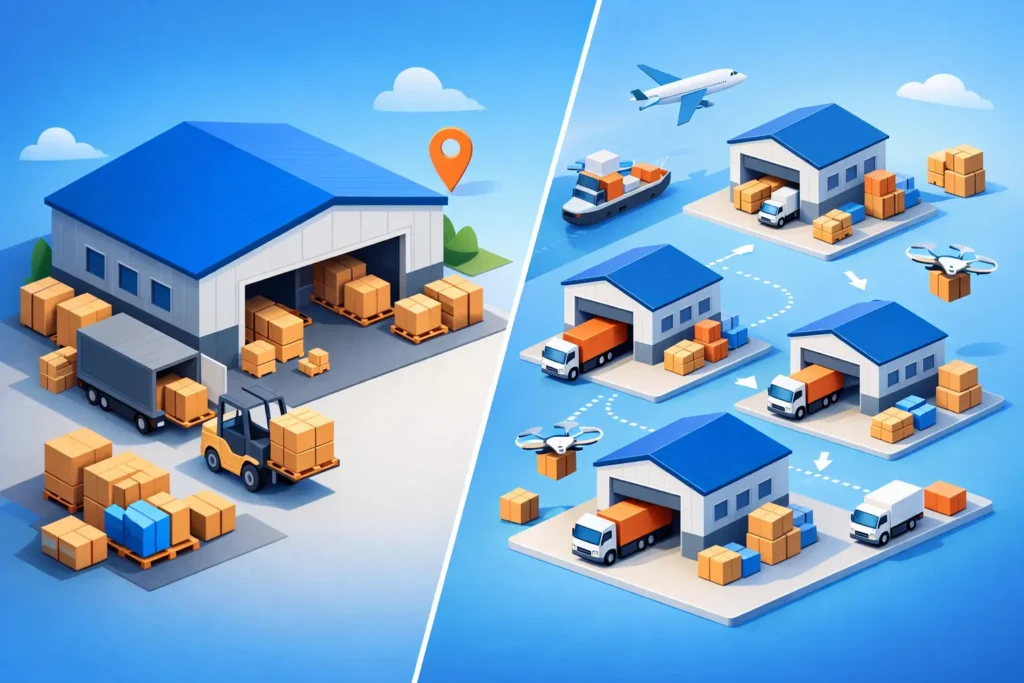 Single Warehouse vs Multi Warehouse Explained