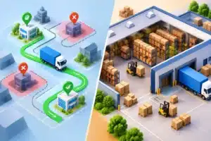 Zone Skipping Versus Warehousing Compared